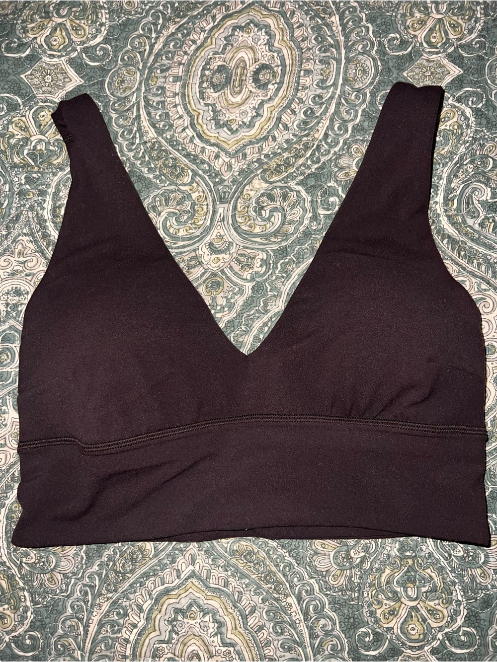 Lululemon Everyday V-Neck Wireless Sports Bralette - Brown